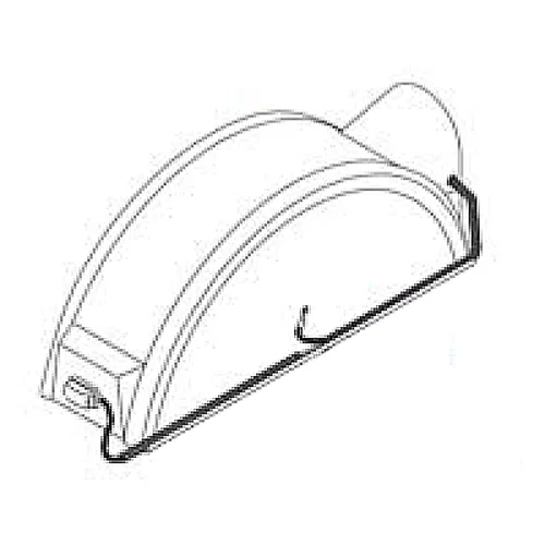 5737 – DEMCO Trailer Fender, Replacement Right Fender For Demco KarKaddy Gray Polyethylene With Sealed Light